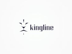 the kingline logo is shown on a white background