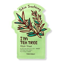 I Am Sheet Mask - I'M REAL TEA TREE MASK 0.7OZBenefitsTransforms dull and tired skin into healthy, moisturized skin in as little as 20 minutes.Key IngredientsTea Tree Extract - protects skin from harmful environmental factors and soothes fatigued skin.Formulated WithoutParabensSulfatesAlcoholBenzophenoneTriethanolamineTalcColor additives - I Am Sheet Mask Tea Tree Mask, Sheet Mask Set, Korean Face Mask, Essence Water, Moisturizing Face Mask, Tumeric Face Mask, Hydrating Face Mask, Green Tea Mask, Mask Sheet