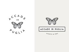 the logo for an event in pugliia, which is designed by studio d'art