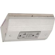 an electrical outlet cover with two outlets on each side