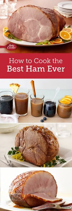 how to cook the best ham ever - step by step instructions on how to make it