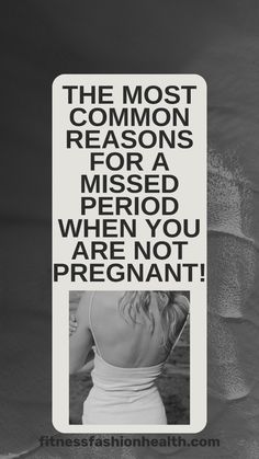 Missing a period can be a nerve-wracking experience, but it’s not always a cause for immediate alarm! Find a detailed breakdown of the most common reasons behind a missed period.