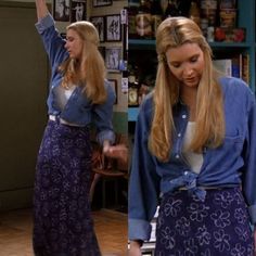 90s Inspired Outfits, Mode Hippie, Tv Show Outfits, Phoebe Buffay, Outfit 90s, Movies Outfit, 90s Fashion Outfits, 90s Outfit