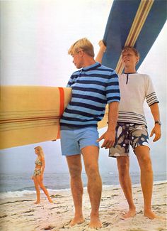 60s Men, Mavericks Surfing, Surfer Boys, Surfer Boy, Americana Vintage, Fashion 1960s, Surfer Style, California Surf