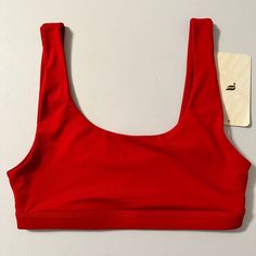 Fabletics Sports Bra Red Size Small S Lola Low Impact Sports Bra, New! Seamless Red Sleeveless Sports Bra, Red Seamless Sleeveless Sports Bra, Seamless Red Sports Bra, Red Sports Bra For Summer Training, Red Sports Bra For Summer, Red Athleisure Sports Bra For Summer, Red Stretch Sports Bra For Yoga, Red Sports Bra With Seamless Construction For Workout, Red Athleisure Sports Bra For Workout