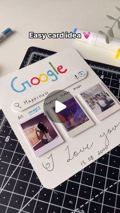 an image of a google gift card with pictures on it