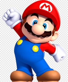 an image of mario in the nintendo wii game character, hd png clipart