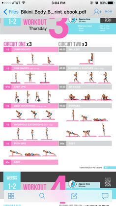 an info sheet shows how to do the splits in one minute or less with this workout plan