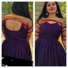 Saree Frock Back Neck Design, Frocks For Women Designer Party, Saree Dress Gowns Back Neck Designs, Long Frocks Neck Models, Yoke Frock Designs For Women, Narayanpet Long Frocks Back Neck Designs, Saree Frock Designs For Women, Frock Neck Models, Saree Frock Dresses For Women