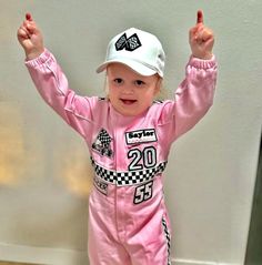 🏁 Vroom Vroom! Pink Racer Suit for Little Speed Demons 🏁

Get ready to rev up the fun with our adorable handmade Pink Racer Suit—perfect for birthdays, Halloween, or any day your little one feels like ruling the track! 🚗✨

💖 Soft & Snuggly Crafted from soft cotton gabardine for all-day comfort—racing never felt so good!

🎨 Personalize the Fun
* Pick 3 Free Patches from 8 awesome designs.
* Choose a Lucky Number for the front.
* Add a Name & Back Number for extra pizzazz.

🧢 Hats Off to This Look Comes with a matching adjustable hat to complete the racing vibe!

📏 Room to Grow Elastic waist and adjustable fit keep up with your speedster’s growth spurts.

Let your toddler zoom through life in style—this suit makes every day a podium finish! 🏎️✨ Racer Suit, Race Car Party, Pick 3, Pink Prom Dress