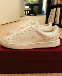 PUMA Basket Classic Metallic Sneaker SZ US W 9.5  UK 7 EU 40.5 #PUMA Puma Basket Classic, Metallic Sneakers, Sneakers Athletic, Vans Old Skool Sneaker, Lace Up Shoes, Leather Sneakers