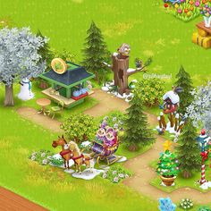 an image of a game with animals in the park