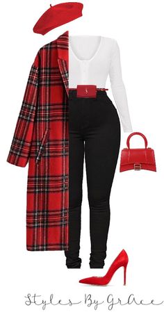 Christmas Outfit Ideas, Casual Chic Outfits, Elegante Casual, Paris Outfits, Classy Casual Outfits, Casual Chic Outfit, Cute Swag Outfits, Baddie Outfits Casual, Plaid Skirt