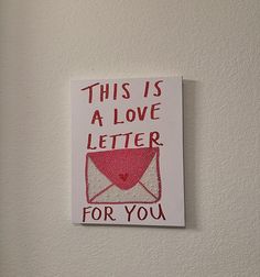 this is a love letter for you