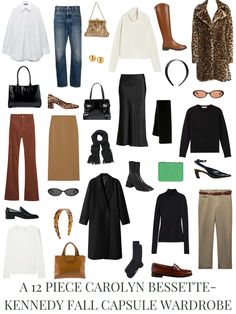 Carolyn Bessette, Capsule Wardrobe Women, Simple Fall Outfits, Classic Style Outfits, Fall Capsule Wardrobe, Fashion Capsule, Classic Wardrobe