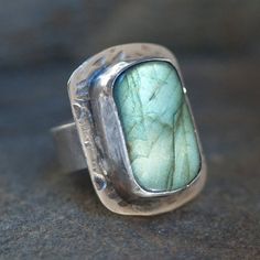 Recycled Sterling Silver, Artistic Jewelry, Stone Jewelry, Metal Jewelry, Amazing Jewelry, Labradorite, Beautiful Rings, Sterling Silver Jewelry, Jewelry Art