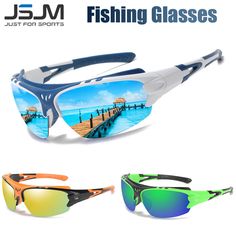 JSJM 2022 New Fashion Polarized Sunglasses Men Cycling Fishing Glasses Outdoor Sports UV400 Fishing Glasses, Fishing Sunglasses, Men Cycling, Mens Cycling, Blue Mirrors, Sunglasses Men, Fishing Trip, Polarized Sunglasses, Outdoor Sports