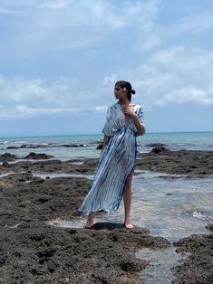 Switch to vacay mode anytime with the Goddess - Tie Dye Kaftan Maxi Dress. This undeniably sexy, breezy maxi dress will have you dreaming of the wind in your hair, the sound of the ocean waves, and the sand under your feet. Experience blissful comfort and breathability whether you’re at home or on vacay with the gorgeous flowy long dress and laid-back loose fit. Crafted in 100% soft, lightweight rayon, this dress features flawless tie-dye patterns and is perfect for tropical beachside vacations, Breezy Long Dress For Beach Cover-up, Summer Flowy Maxi Dress For Beach Cover-up, Blue Breezy Flowy Cover-up, Blue Flowy Breezy Cover-up, Casual Maxi Dress For Beach Wedding, Breezy Beach Dress For Day Out, Breezy Flowy Beach Dress With Short Sleeves, Breezy Flowy Maxi Dress With Short Sleeves, Flowy Short Sleeve Maxi Dress In Breezy Style