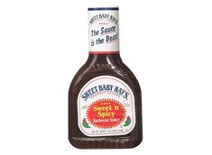 sweet baby ketchup is shown on a white background