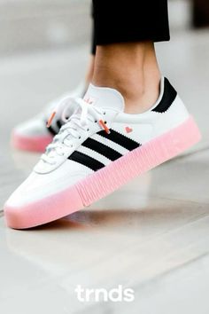 Adidas Sambarose White, Adidas Sambarose, Looks Adidas, Send Love, Adidas Shoes Women, Love Energy, White Core, Adidas Superstar Sneaker, Black Sneakers