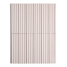 a white wall with vertical lines painted on it