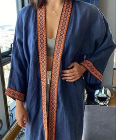 linen kimonos in all sizes, colors and sizes that can be worn both on the beach and out in the evening. Bohemian Linen Cover-up For Vacation, Bohemian Linen Kimono For Vacation, Bohemian Linen Beach Cover-up, Bohemian Linen Cover-up For Spring, Spring Bohemian Linen Cover-up, Traditional Linen Kaftan For Summer, Linen Kimono With Kimono Sleeves For Vacation, Linen Wrap Kimono For Vacation, Bohemian Linen Kimono For Beach