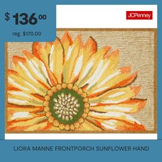 an orange and white flower is featured on the front of a blue background with text that reads, $ 138 00 reg $ 70 00