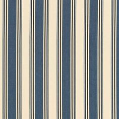 a blue and white striped wallpaper with vertical stripes