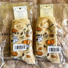 2 Pairs Of Socks American Eagle Ae Peanuts Snoopy Fall Pumpkin Halloween Nwt Snoopy Fall, American Crew, Pumpkin Halloween, Peanuts Snoopy, Fall Pumpkins, Halloween Pumpkins, Peanut, American Eagle Outfitters, American Eagle