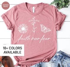 Faith Shirt for Christian Women Religious T Shirt for Mothers - Etsy Philippines Nana T Shirts, Mimi Gift, Nana Shirts, Cute Birthday Gift, Nana Gifts, Kindness Shirts