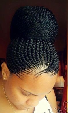 Braids Updo For Black Women, Updo For Black Women, Half Braided Hairstyles, Simple Braids, African Hair Braiding, Ghana Braids Hairstyles, Braids Updo, Ghana Braids, Mohawk Braid