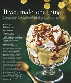 an ice cream sundae in a glass bowl