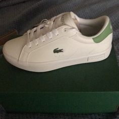 Lacoste Sneakers Toddler Boy Or Girl Fake Snap Boy Shoes, Lacoste White Sneakers, Toddler Boy Sneakers, Lacoste Sneakers, Lacoste Shoes, Ankle Sneakers, Lacoste Sport, Casual Trainers, White Leather Sneakers