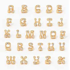 Hippie Letter Beads - Valley Rose Ethical & Sustainable Fine Jewelry Beads Business, Y2k Jewellery, Ultrasonic Jewelry Cleaner, Dope Jewelry Accessories, Big Engagement Rings, Alphabet Jewelry, Alphabet Charm, Alphabet Necklace, Necklace Initial