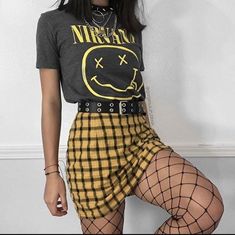 Egirl Fashion, E Girl Outfits, Shoes Aesthetic, Aesthetic Grunge Outfit, Tomboy Style Outfits, Swaggy Outfits, Alternative Outfits, Grunge Style, Plaid Skirt