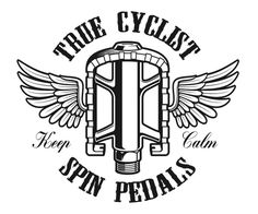 the logo for true cyclist spin pedals