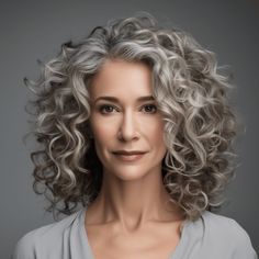 27 Flattering Curly Hairstyles for Women Over 60 Older Women With Long Curly Hair, Curly Grey Hair Natural Curls Over 50, Spiral Perms For Medium Length Hair, Curly Hair Older Women, Curly Hair Bob Naturally, Curly Grey Hair Natural Curls, Silver Curly Hair