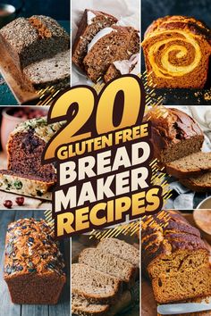 20 gluten free bread maker recipes