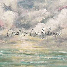 a painting with the words creative guidance on it