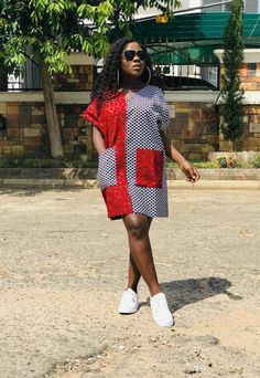 Ankara Short Gown Styles With Sneakers, African Shift Dress, Short Ankara Dresses, Short Gown Styles, Ankara Short Gown Styles, African Attire Dresses, African Tops, Ankara Short, African Prom Dresses