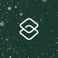 a green background with snowflakes and white text that reads,'the letter s is