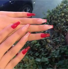 Pastel Red Nails Acrylic, Albanian Nails, Fly Nails, Cruise Nails, Nail Aesthetic, Caribbean Queen, Nail Tip Designs, Formal Nails