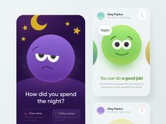 Emotion Tracker Mobile App (mental health) :: Behance Health Tracker App, Moodboard App, Habit Tracker App