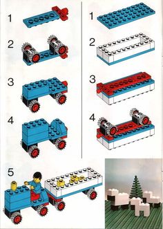 instructions for building a lego train