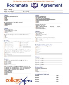 the roommate room rental agreement is shown in this document, which includes two separate rooms