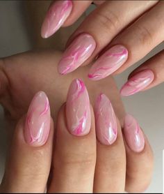 Nails Almond French, Fake Nails Almond, Unghie Nail Art, Short Fake Nails, Press On Nails Medium, Subtle Nails, Nails Set, Nails Medium, Soft Nails