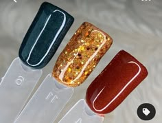 Nails Amber, Gel Powder Nails, Thanksgiving Nails Color, November Nail Designs, November Nails, Plaid Nails, Seasonal Nails