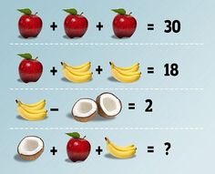 an apple, banana, and coconut are shown in the same pattern as apples and bananas