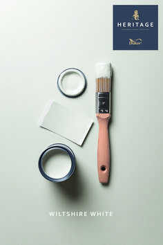 Dulux Heritage Wiltshire White Ash White Paint Wall Colors, Pure White Paint Color, Heritage Paint Colours, White Grey Paint, House Palette, Brown Paint Colors