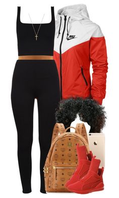 "When it's hot but windy. " by livelifefreelyy ❤ liked on Polyvore featuring NIKE, MCM, Puma and Gucci Swag Outfits For Girls, Fashion Articles, Cute Outfits For School, Teenager Outfits, It's Hot, Outfit Goals, Teenage Fashion Outfits